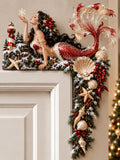 🧜‍♀️ Christmas Mermaid Door Frame Topper