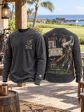 Men’s Retired Pirate Golf Long Sleeve Crewneck T-Shirt