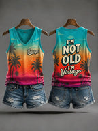 Women's 'I'm Not Old,I'm Vintage' Casual Vests