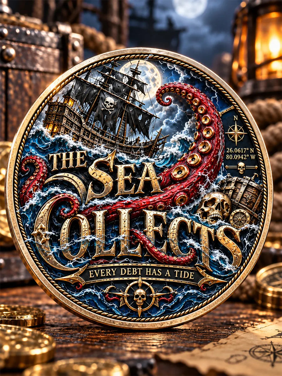 Kraken’s Debt Pirate Commemorative Medallion