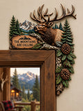 🦌 Elk Mountain Door Frame Topper