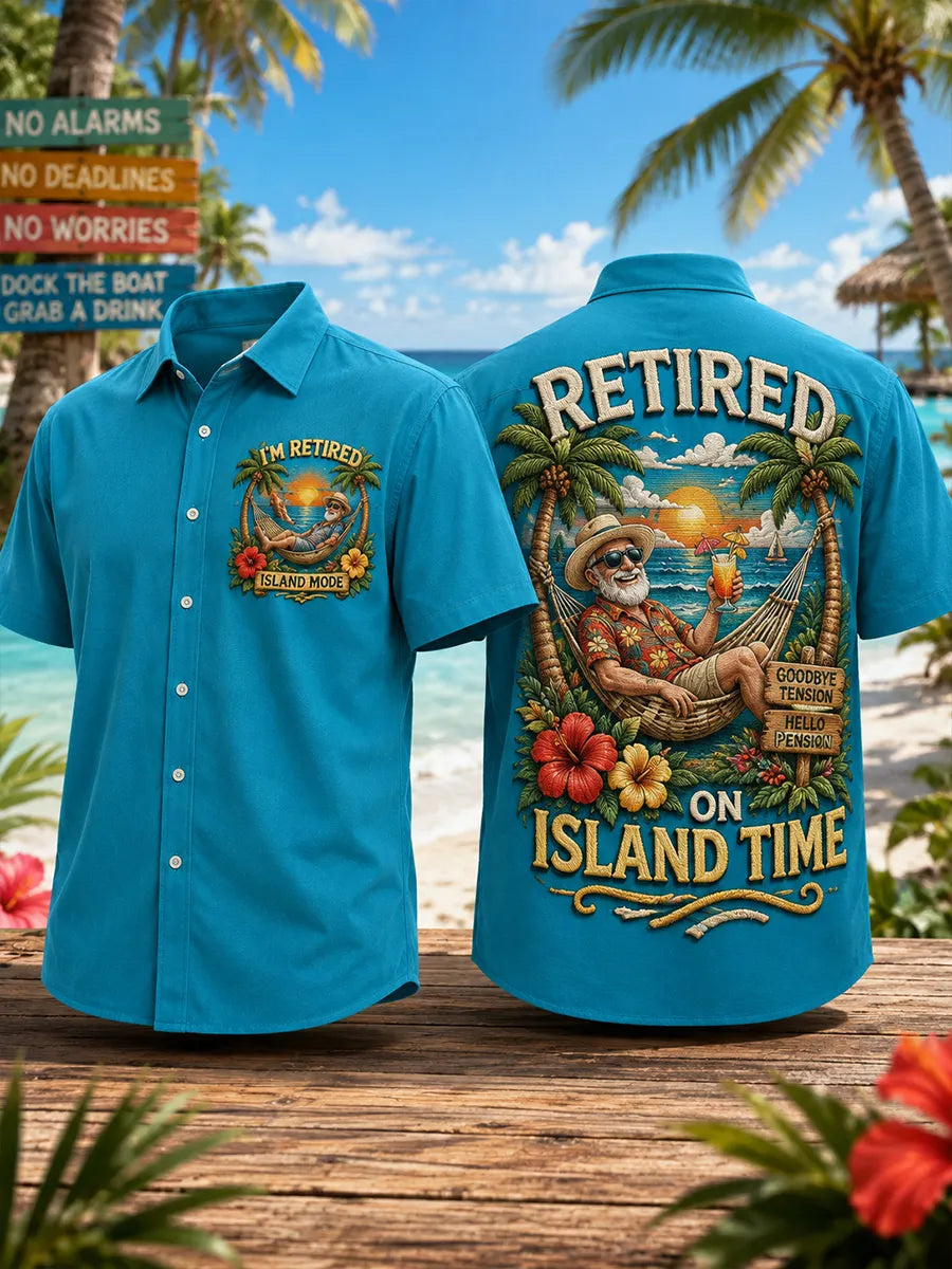Retirement Life Series Art Print t Casual Shirt