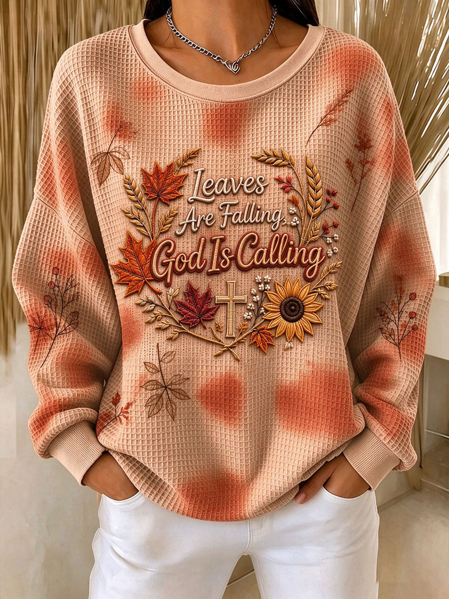 Ladies' Autumn Waffle Hoodie