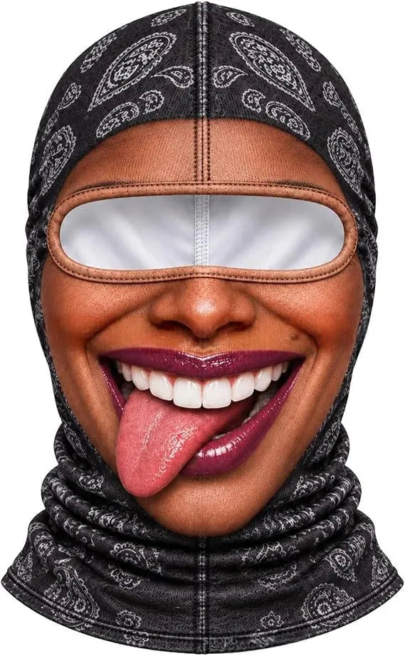 Funny Realistic Ski Face Mask