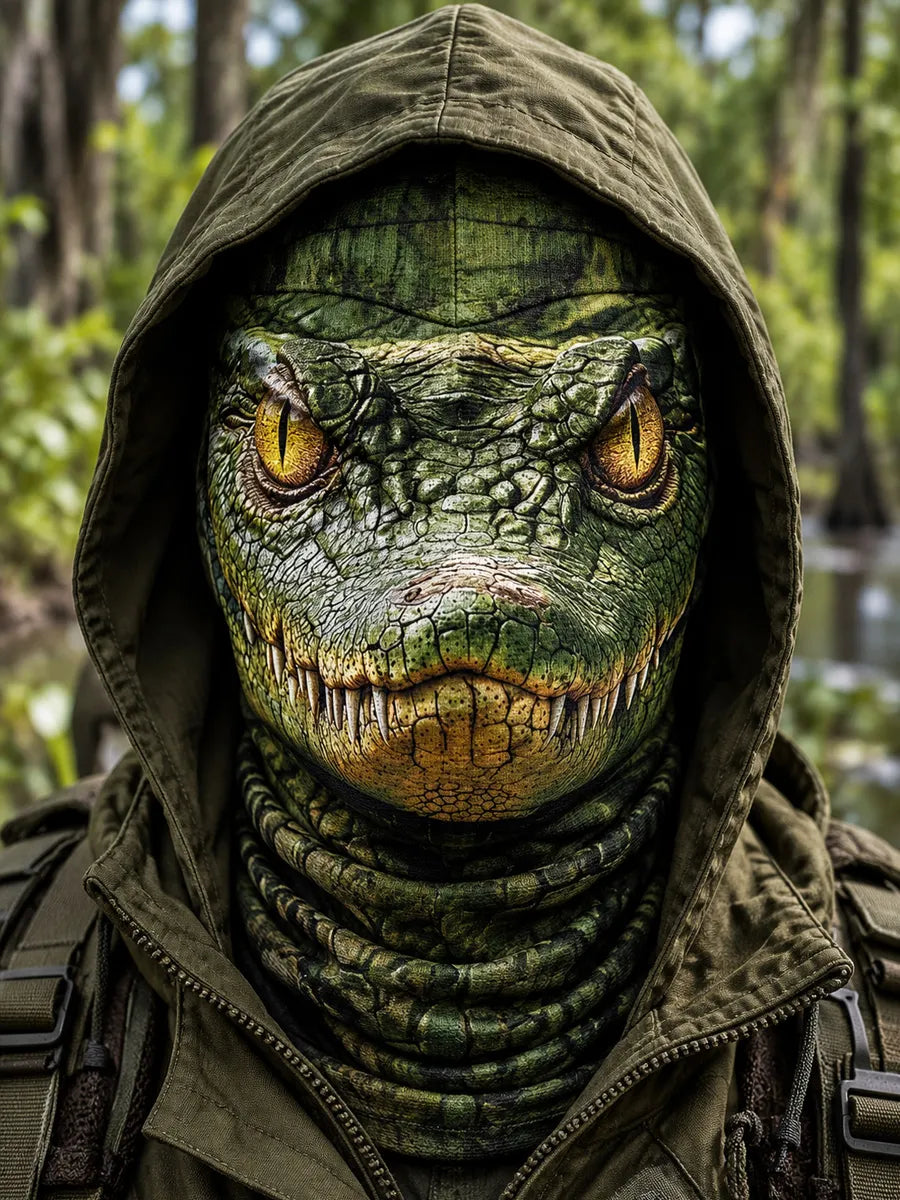 🐊 Crocodile Face Mask
