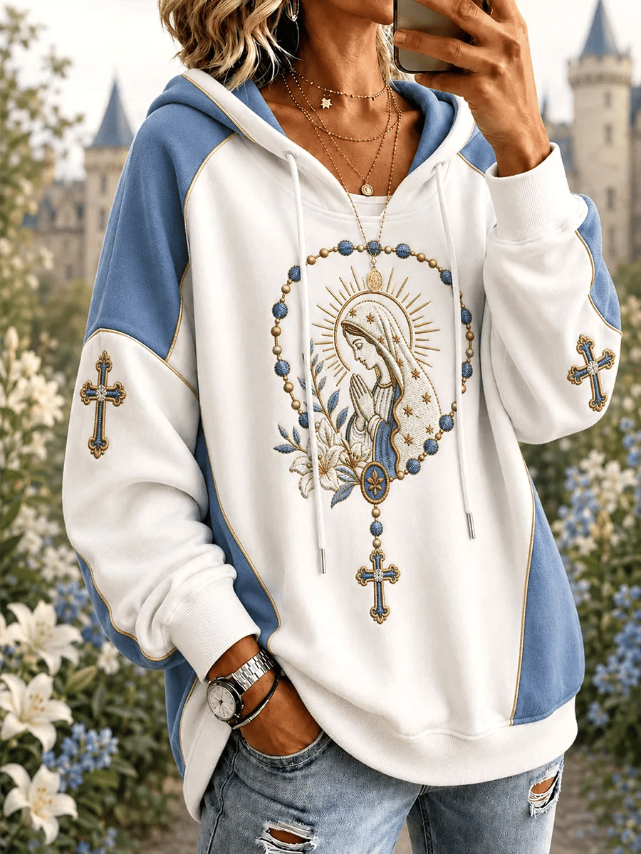Women's Faith-Themed Casual Hoodie