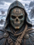 Viking Sea Raider Skull Full-Face Mask