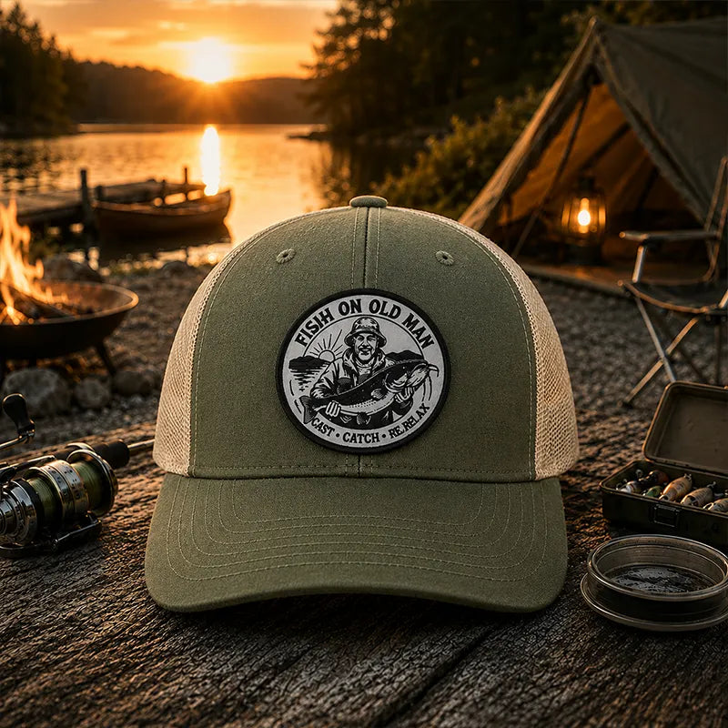 "Old Man" Fisherman's Casual Baseball Cap