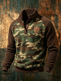 Men'S Casual Western Retro Reindeer Sports Shirt