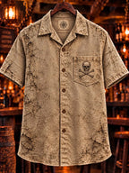 ⚓ Ghost Pirate's Climb To the Crow's Nest Short Sleeve Shirt 🏴‍☠️