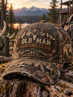 Vintage Hunting Culture Print Baseball Cap