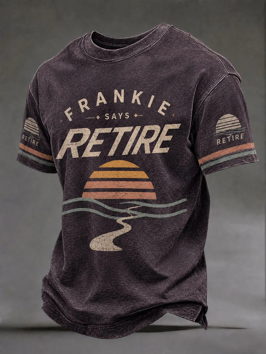 Men's "Frankie says retire" T-shirts