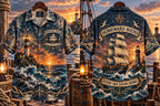 🧭 Homeward Bound Vintage Nautical Men's Hawaiian Shirt