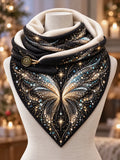 Women's Butterfly Art Casual Triangle Scarf