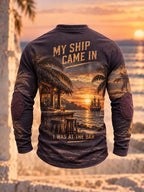Harbor Tavern Pirate Lace-Up Long Sleeve Shirt