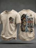 Men's 'Salty Sunburned And Out Of Patience' T-shirts