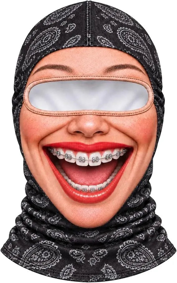 Funny Realistic Ski Face Mask