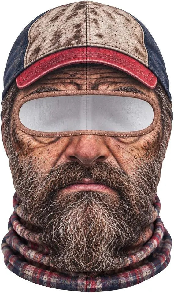 Funny Realistic Ski Face Mask