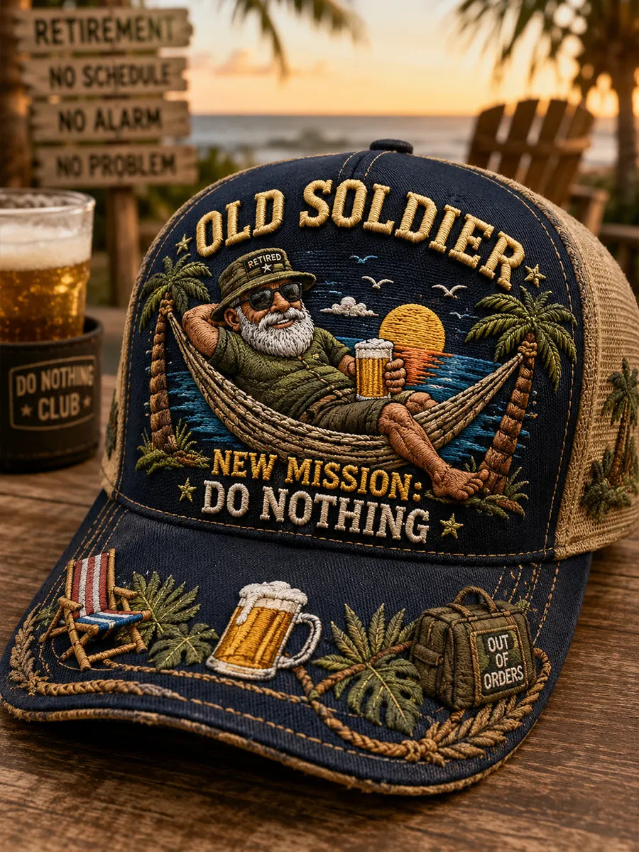 Veteran Retirement Series Casual Baseball Cap