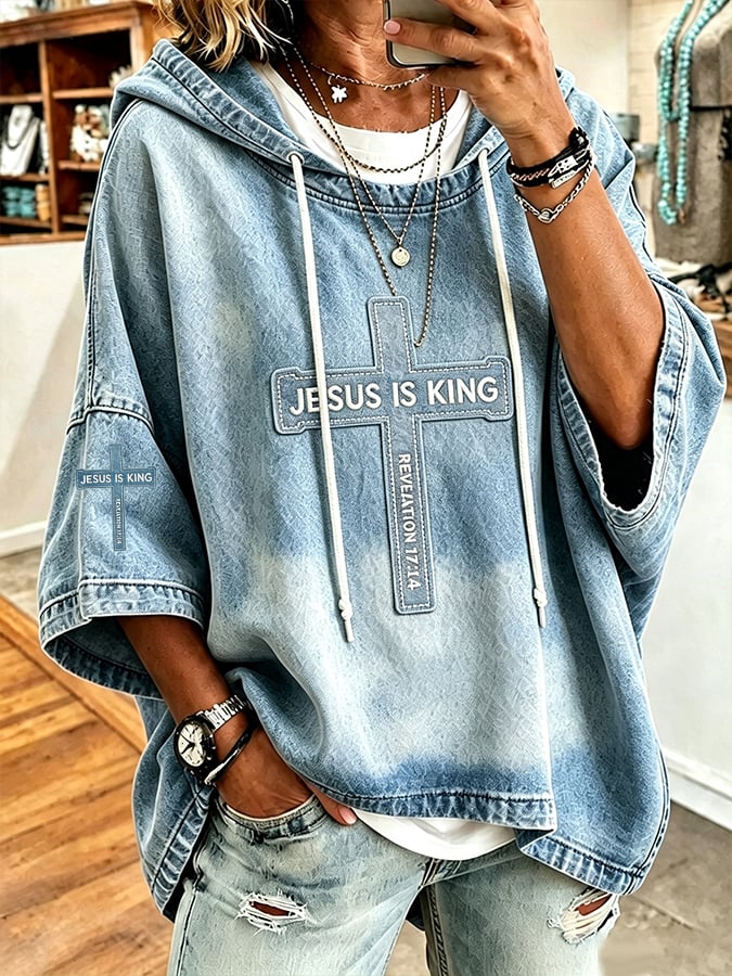 Women's Faith Print Hoodie
