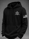 Men's Faith Cross Print Hoodie