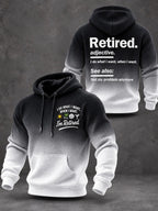 Unisex "Retired Life" Graphic Hoodie