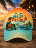 Unisex I'm Retired It's 5 O'clock Everywhere Parrot Hat