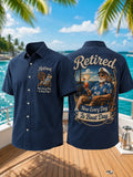 Retirement Life Series Art Print t Casual Shirt