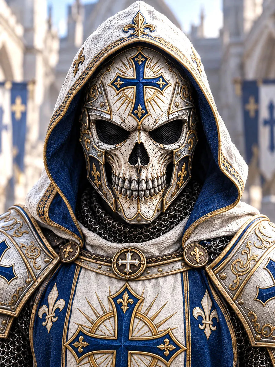 Royal Knight Skull Full-Face Mask