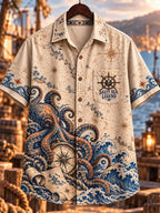 Salty Sea Legend Captain Nautical Graphic Shirt