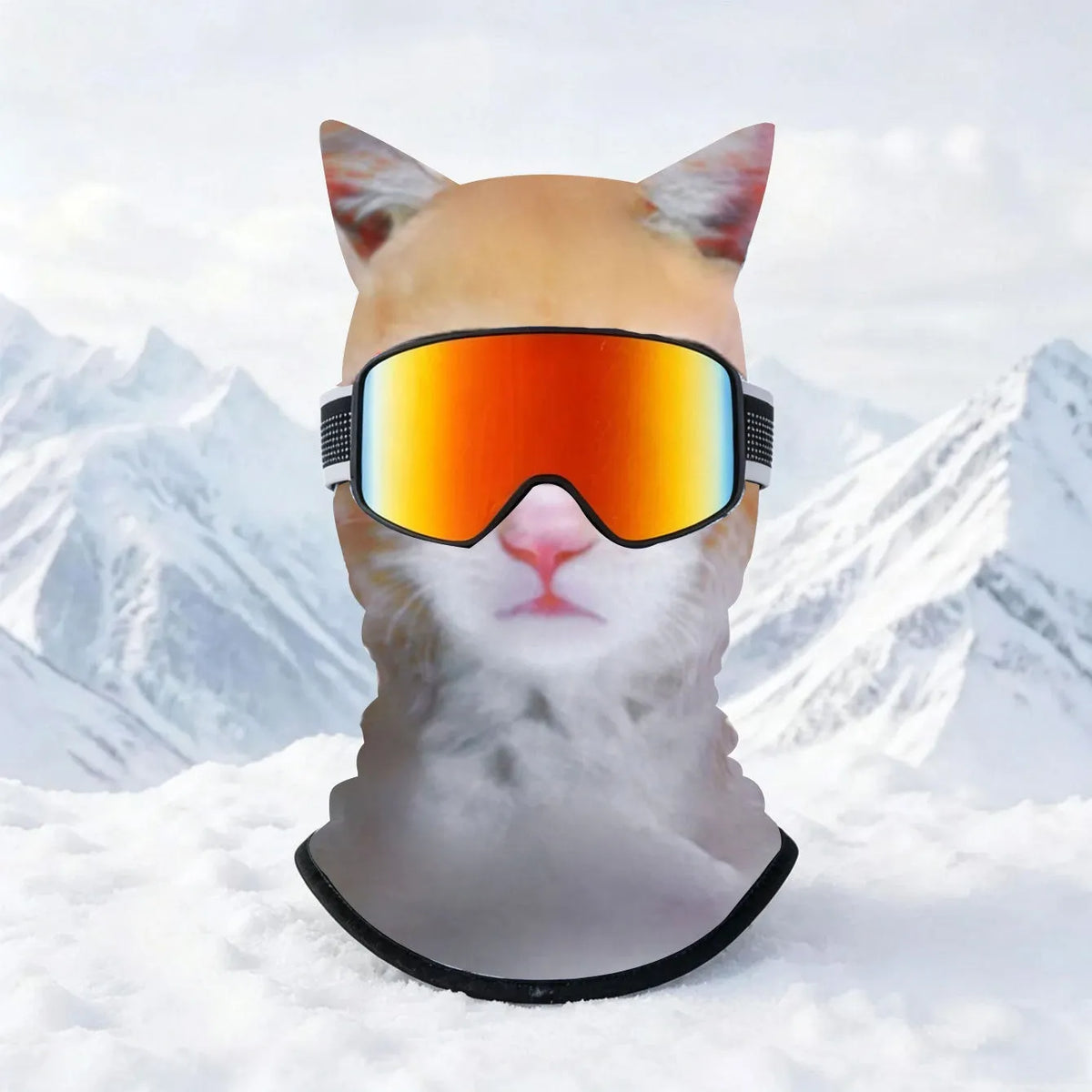 Funny Realistic Ski Face Mask