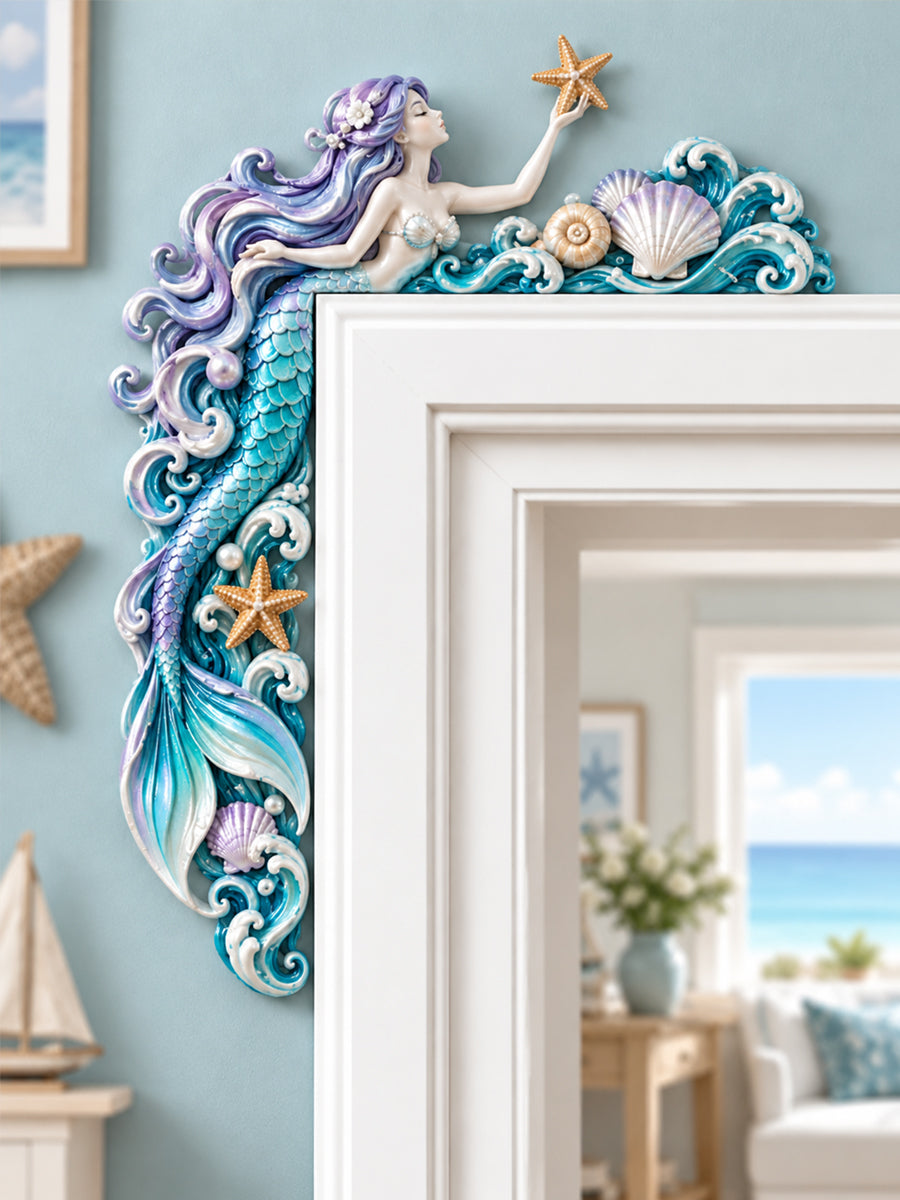 Mermaid Art Door Corner Decor