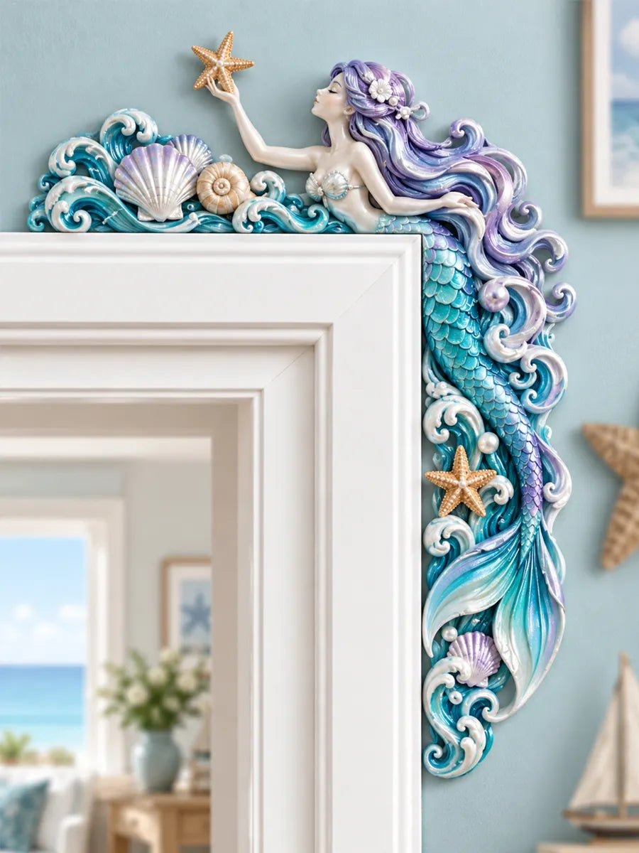 Mermaid Art Door Corner Decor