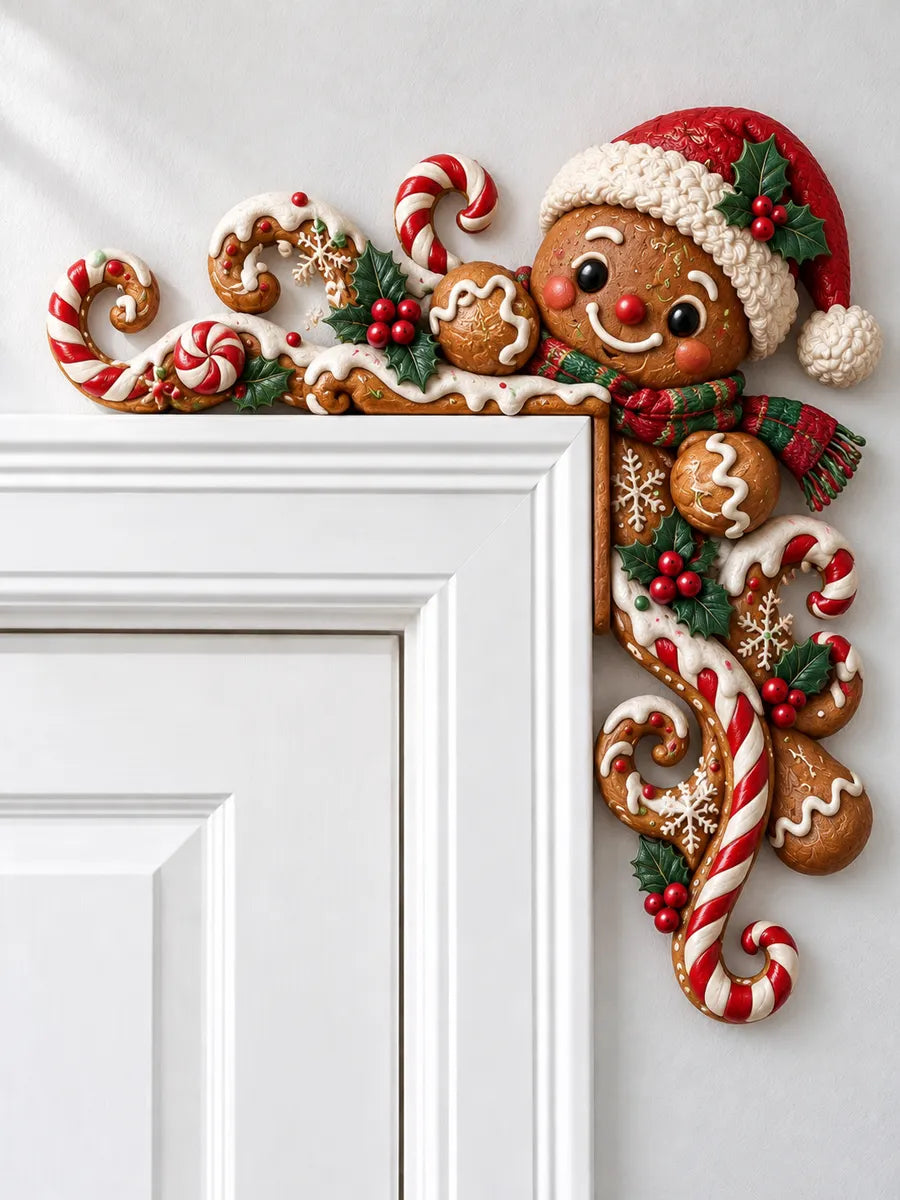 🍪 Gingerbread Man Door Frame Topper