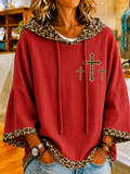 Women'S Faith Print Printed Hoodie