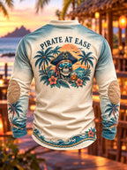 Men's Island Pirate at Ease Lace-Up Long Sleeve Shirt