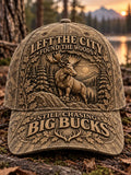 Retro Hunting Season Art Printed Baseball Cap