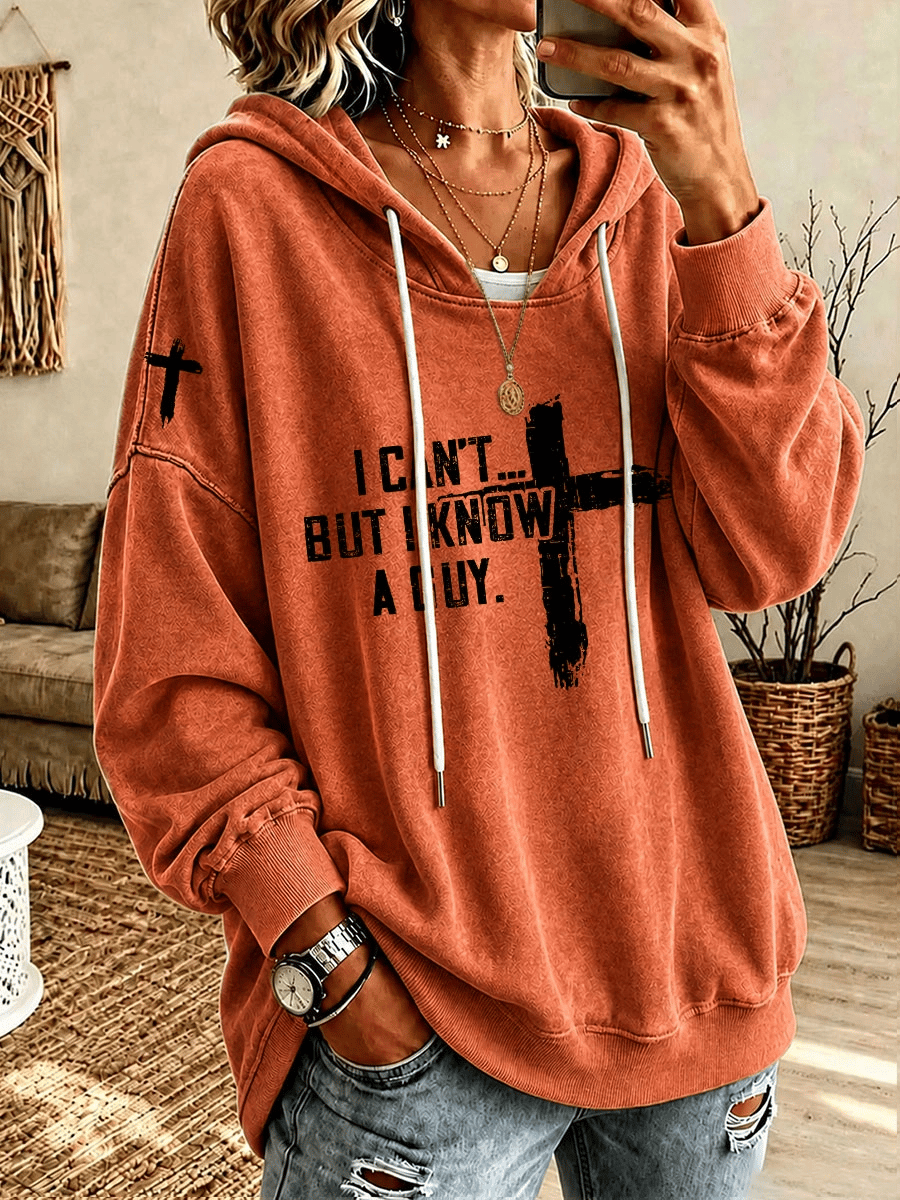 Women'S Faith-Print Hoodie