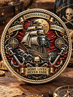 Dead Men Tell No Tales Pirate Commemorative Medallion