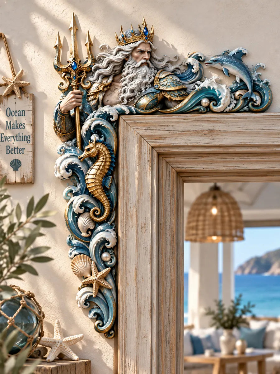 Ocean King Corner Door Frame Decor