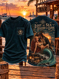 🏴‍☠️ Lost At Sea Found In Love Pirate Men's T-Shirt