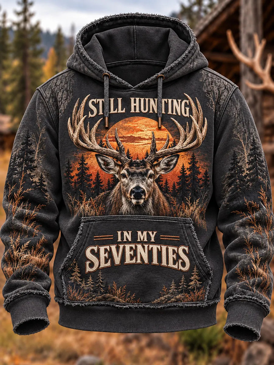 🦌 Still Hunting In My Seventies Hoodie