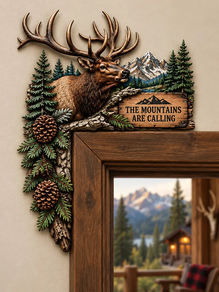 🦌 Elk Mountain Door Frame Topper