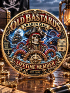 Old Bastards Kraken Club Commemorative Medallion