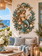Enchanted Mermaid Coastal Wall Decor