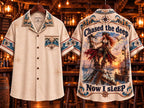 🏴‍☠️ Chased The Deep Now I Sleep Female Pirate Captain Hawaiian Shirt