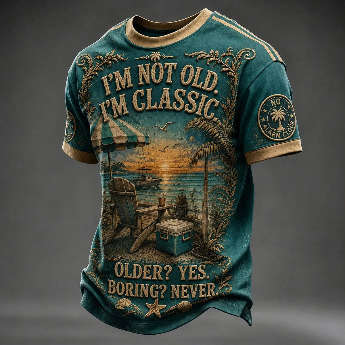 Men's "Retired Old Guys Club" Graphic Short-Sleeve T-Shirt
