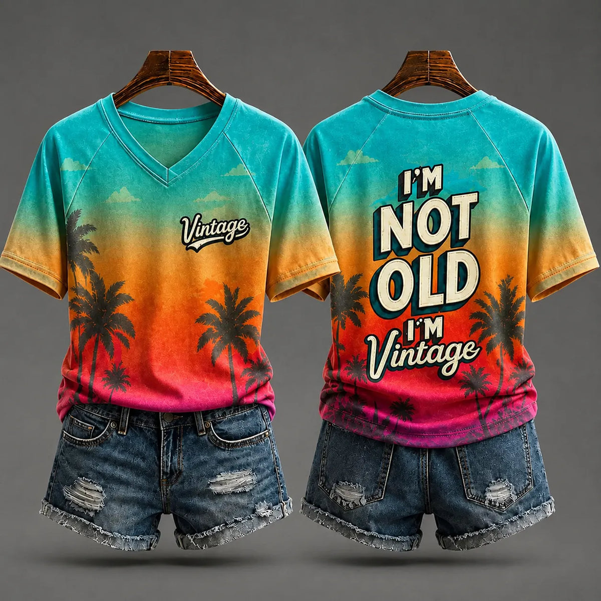 Women's "I'm Not Old, I'm Vintage" Casual T-shirt