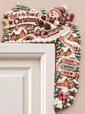 🛷 "Lost in the Frost of Christmas - Sleigh Snowman" Winter Holiday Door Frame Decor
