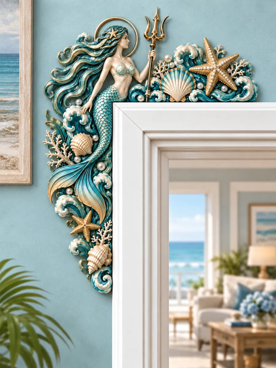 Mermaid Ocean Art Door Corner Decor